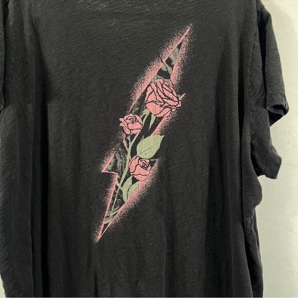 Heritage by Torrid Black Floral Short Sleeve Top - Picture 5 of 9